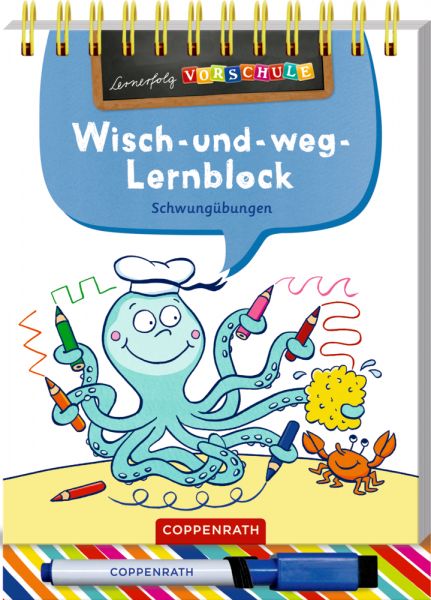 Lernerfolg Vorschule: Schwungübungen Wisch & Weg Lernblock - Coppenrath