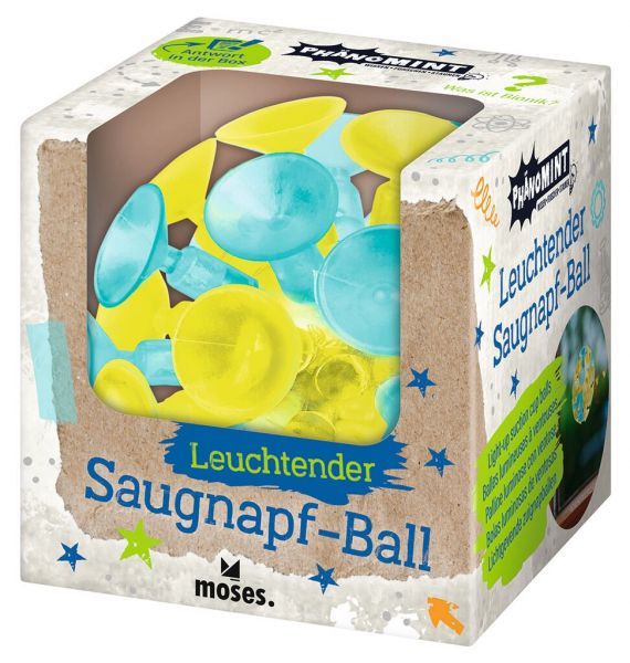 PhänoMINT Leuchtender Saugnapf Ball - Moses