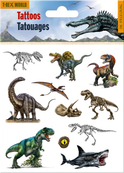 Die Spiegelburg - Tattoos T-Rex World Dino