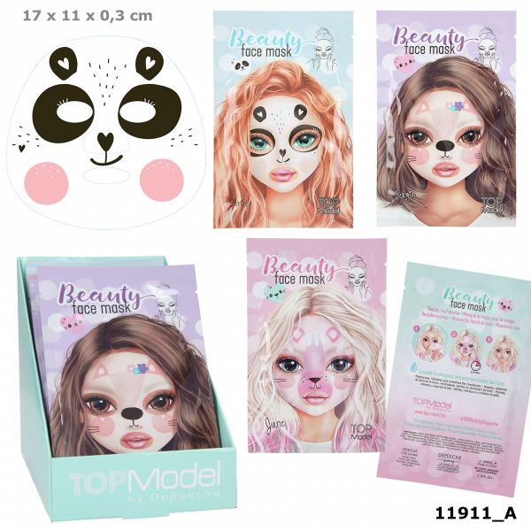 TOPModel Beauty Tuchmaske - Panda, Katze oder Bär