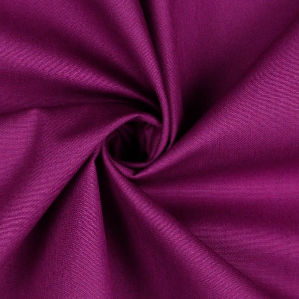 Baumwoll Popeline Uni violet