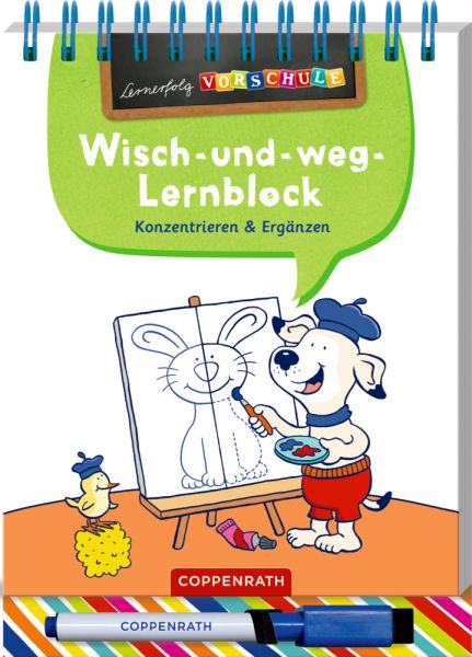 Lernerfolg Vorschule: Konzentrieren & Ergänzen Wisch & Weg Lernblock - Coppenrath