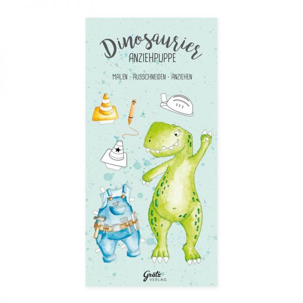 Grätz Verlag - Anziehpuppenblock Dinosaurier
